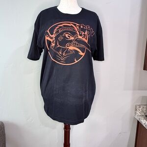 🙌 New Mens XL Graphic T-Shirt – Black Retro Miami-Inspired Ibis Design